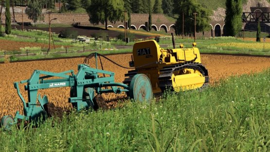 Мод «Fiat 70c/ Fiatalls AD7c» для Farming Simulator 2019