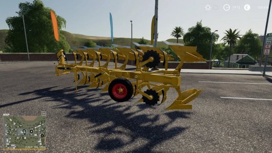 Мод «Rumptstad plow» для Farming Simulator 2019