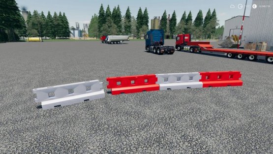Мод «Plastic Road Barrier» для Farming Simulator 2019