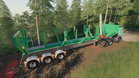 Мод «Jenz Wood Slasher» для Farming Simulator 2019
