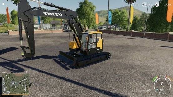 Мод «Volvo ECR145» для Farming Simulator 2019