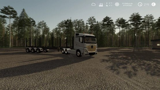 Мод «Mercedes Actros UNEAL» для Farming Simulator 2019