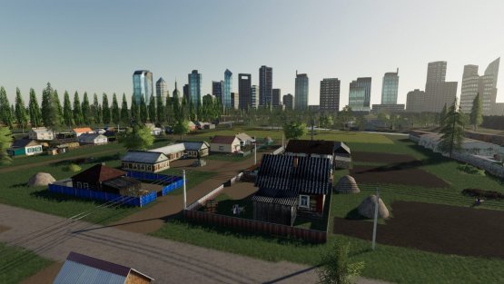 Карта «Полевое» для Farming Simulator 2019