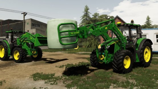 Мод «John Deere Front Loaders With Tools» для Farming Simulator 2019
