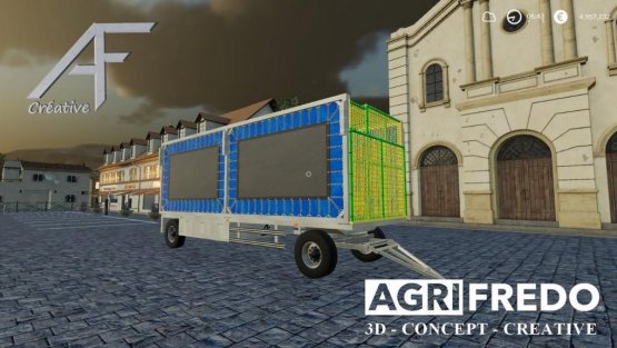 Мод «Trampoline Trailer» для Farming Simulator 2019