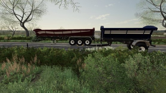 Мод «Pack Side Tipper Trans-100 TC» для Farming Simulator 2019