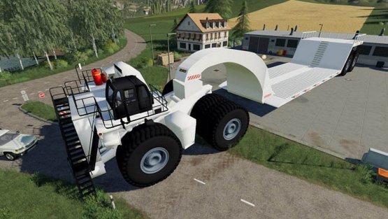 Мод «Liebherr T284 + Megatrailer (short version)» для Farming Simulator 2019
