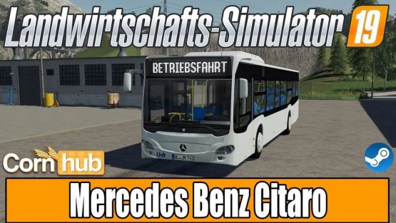 Мод «Mercedes-Benz Citaro» для Farming Simulator 2019