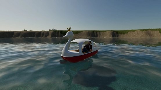 Мод «Swan Pedal Boat» для Farming Simulator 2019