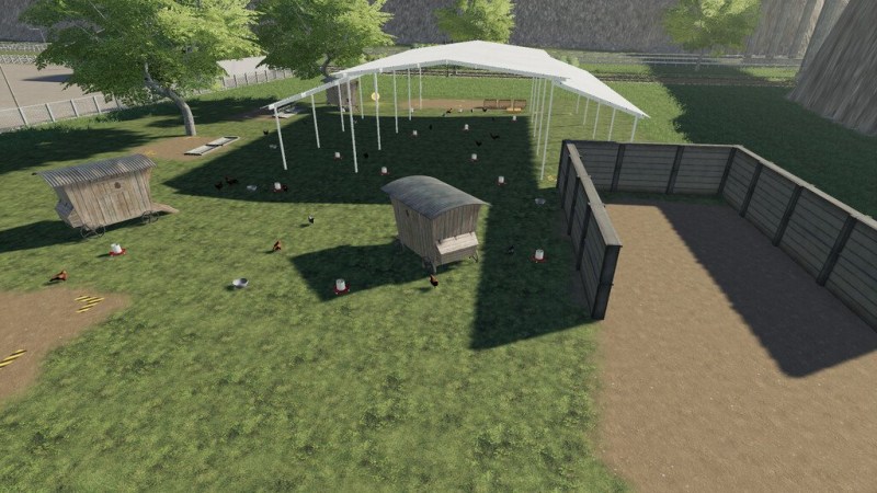 Мод «Open Hen House» для Farming Simulator 2019 главная картинка