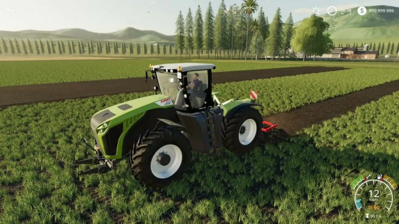 Мод «Claas Xerion 4000» для Farming Simulator 2019 главная картинка