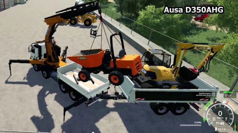 Мод «Ausa D350AHG» для Farming Simulator 2019 главная картинка