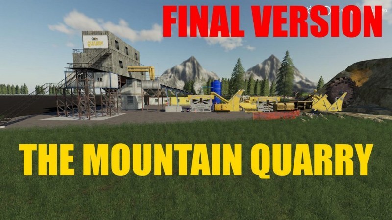 Мод «The Mountain Quarry» для Farming Simulator 2019 главная картинка