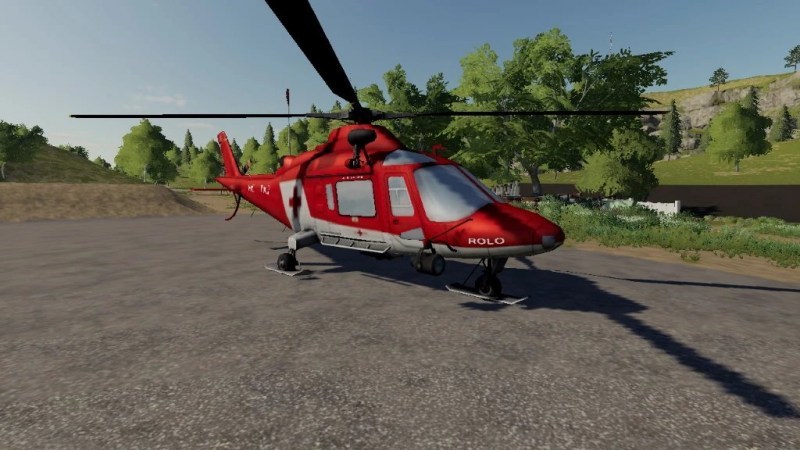 Мод «Rescue Chopper» для Farming Simulator 2019 главная картинка