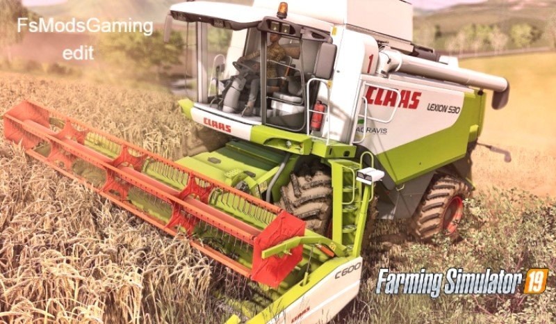Мод  «Claas Lexion 500 Series» для Farming Simulator 2019 главная картинка
