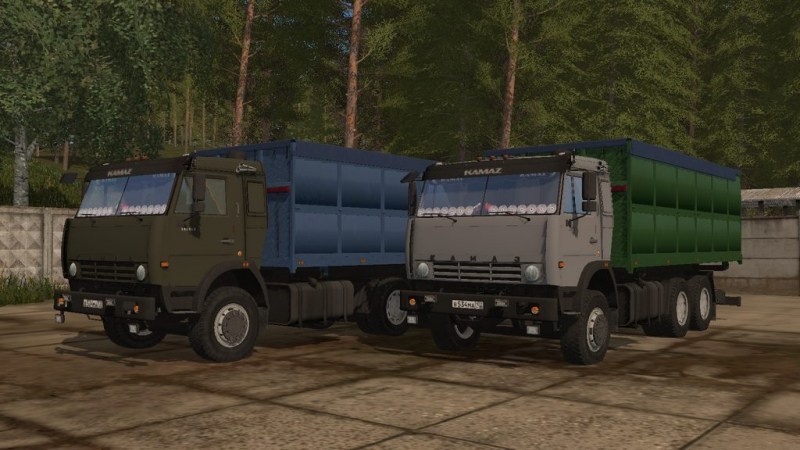 Мод «КамАЗ-53215» для игры Farming Simulator 2017 главная картинка