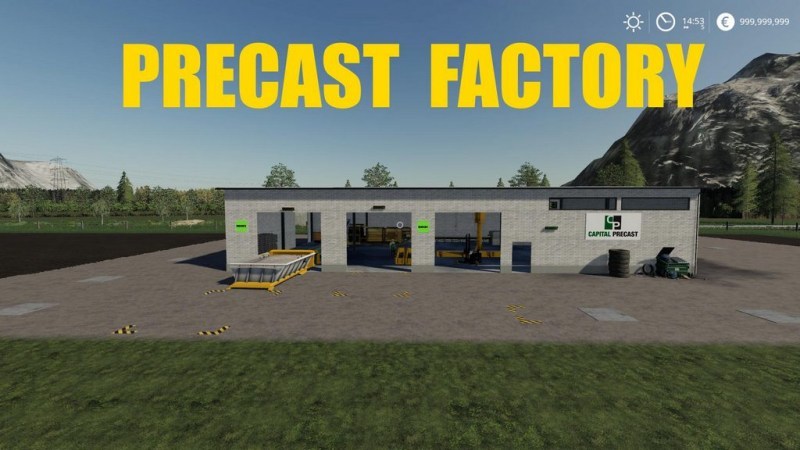Мод «Precast Factory» для Farming Simulator 2019 главная картинка