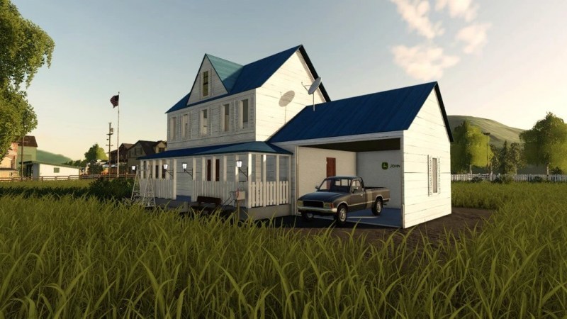 Мод «American Richport House» для Farming Simulator 2019 главная картинка