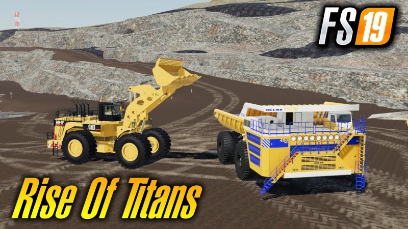 Мод «Belaz 75710 Mining Truck» для Farming Simulator 2019 главная картинка