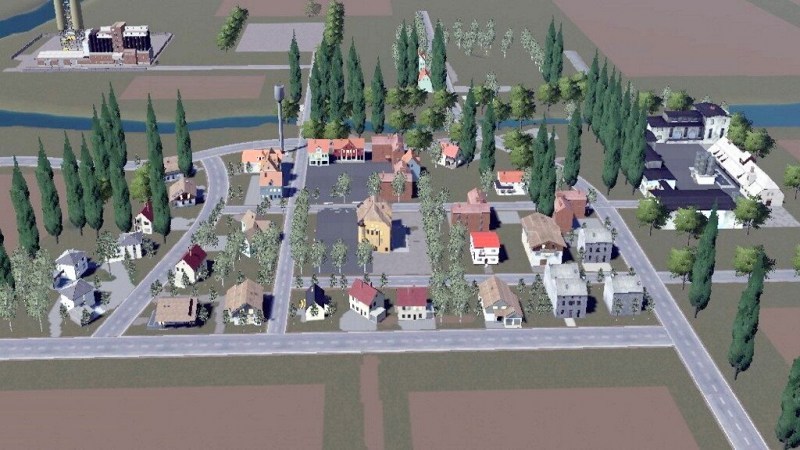 Карта «Lands Of River Po» для Farming Simulator 2019 главная картинка
