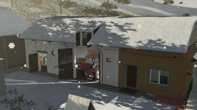 Мод «Outbuilding With Garage» для Farming Simulator 2019 главная картинка
