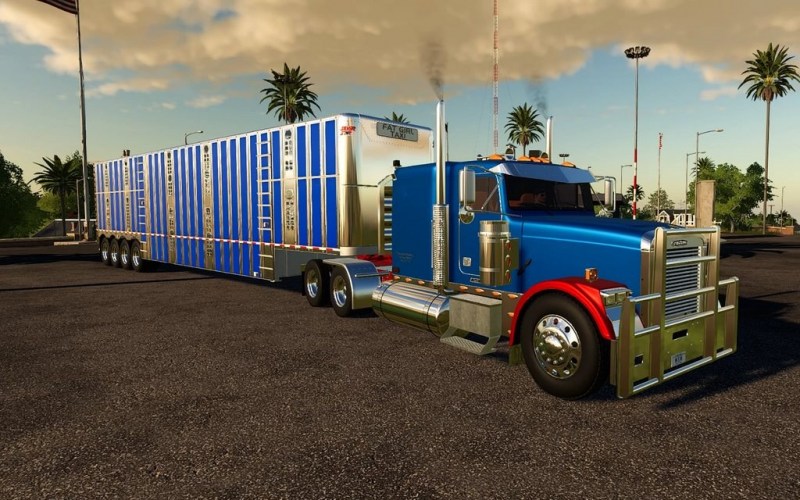 Мод «Freightliner Classic FLD 120 Flat Top» для Farming Simulator 2019 главная картинка