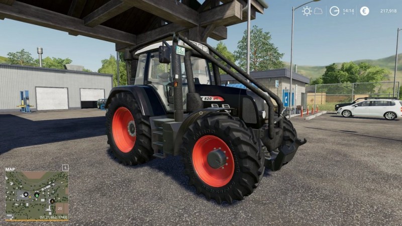 Мод «Fendt 800 TMS Forest» для Farming Simulator 2019 главная картинка