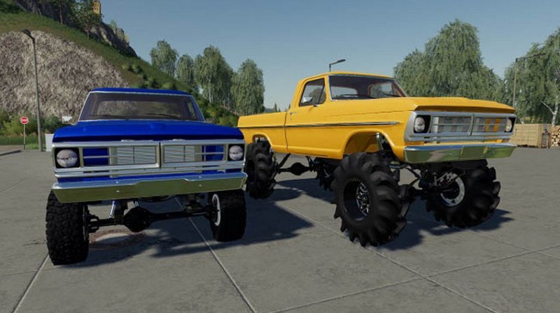 Мод 1970 Ford Mud Truck для Farming Simulator 2019 0081