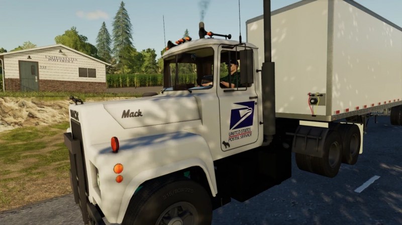 Мод «US Postal Service Mack R688» для Farming Simulator 2019 главная картинка