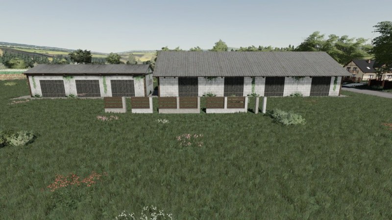 Мод «A Modern Package Of Fences And Garages» для Farming Simulator 2019 главная картинка