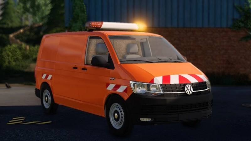 Мод «Volkswagen T6» для Farming Simulator 2019 главная картинка