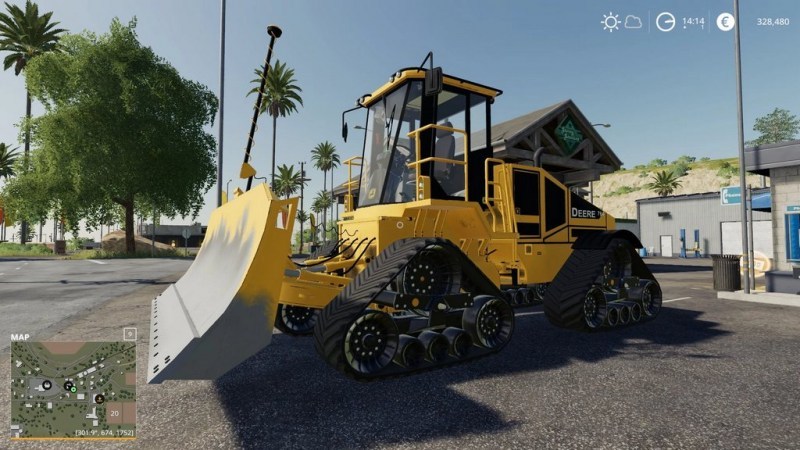 Мод «John Deere 764» для Farming Simulator 2019 главная картинка