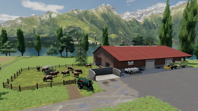 Мод «Modern Cowstable» для Farming Simulator 2019 главная картинка