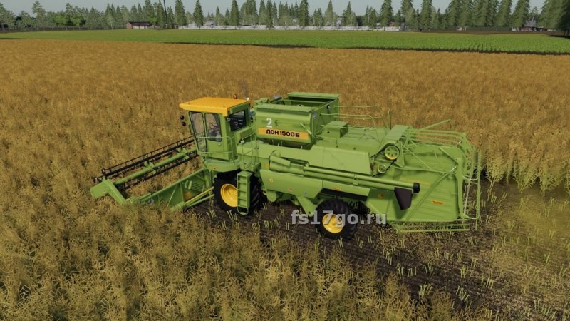 Мод «Дон 1500 Б97 с копнителем» для Farming Simulator 2019 главная картинка