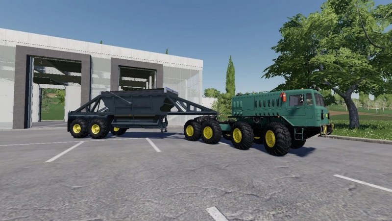 Мод «МАЗ 537 Ураган и Трейлер» для Farming Simulator 2019 главная картинка