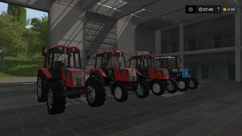 Мод «Пак тракторов МТЗ 826» для Farming Simulator 2017 главная картинка