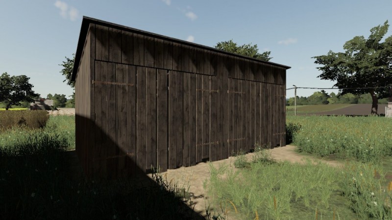 Мод «Old Wooden Garage» для Farming Simulator 2019 главная картинка