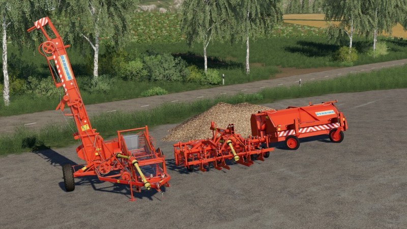 Мод «Sugar Beet Harvester Pack» для Farming Simulator 2019 главная картинка