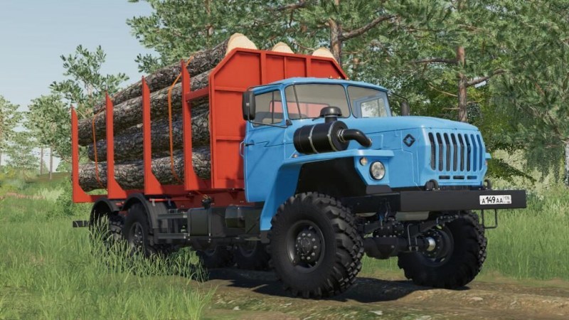 Мод «Урал 5557/4320-60 Фермер+» для Farming Simulator 2019 главная картинка