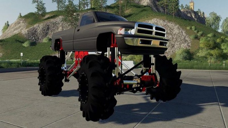 Мод «Dodge Second Gen Monster Truck» для Farming Simulator 2019 главная картинка