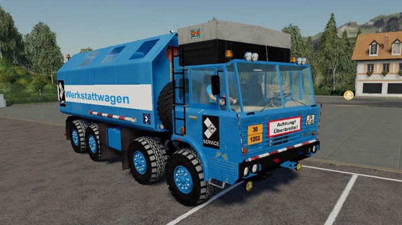 Мод «Tatra 8x8 Service» для Farming Simulator 2019 главная картинка