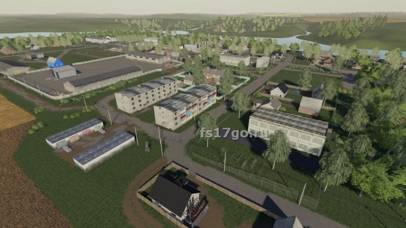 Карта «Село Бурлаки» для Farming Simulator 2019 главная картинка