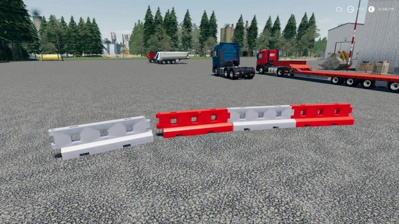 Мод «Plastic Road Barrier» для Farming Simulator 2019 главная картинка