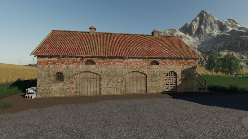 Мод «Old German Barn» для Farming Simulator 2019 главная картинка