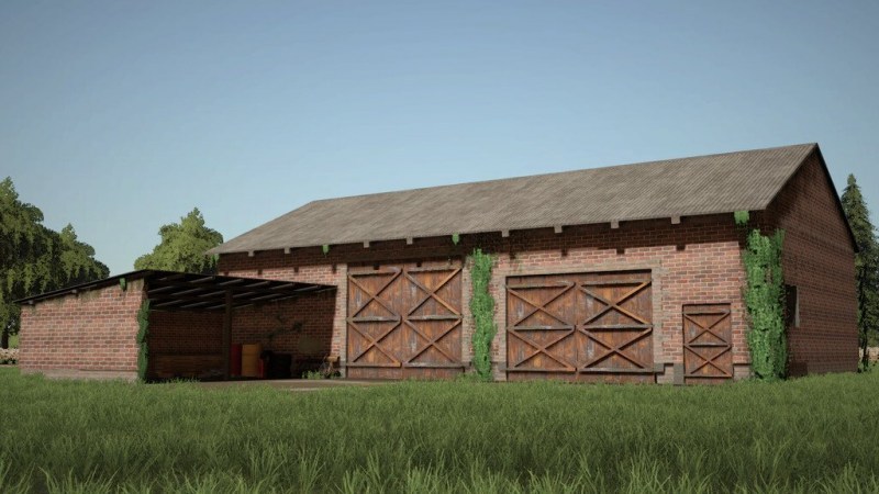Мод «Barn With Workshop» для Farming Simulator 2019 главная картинка