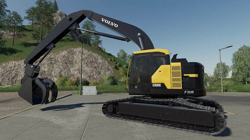 Мод «Volvo ECR355E» для Farming Simulator 2019 главная картинка