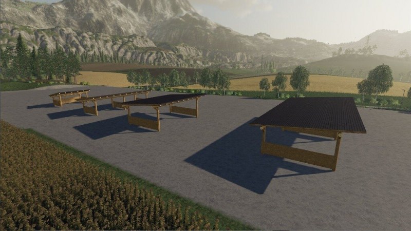 Мод «Log Sheds» для Farming Simulator 2019 главная картинка