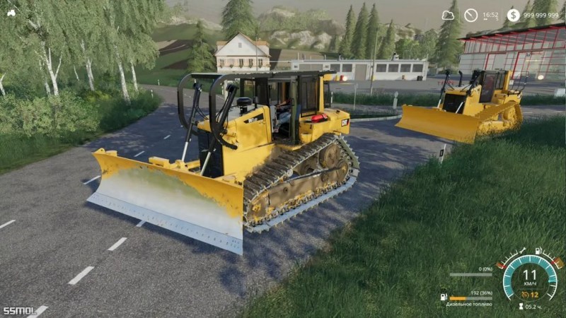 Мод «Caterpillar D6T» для Farming Simulator 2019 главная картинка