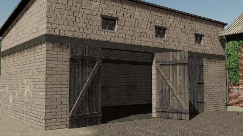 Мод «Polish Brick Garage» для Farming Simulator 2019 главная картинка