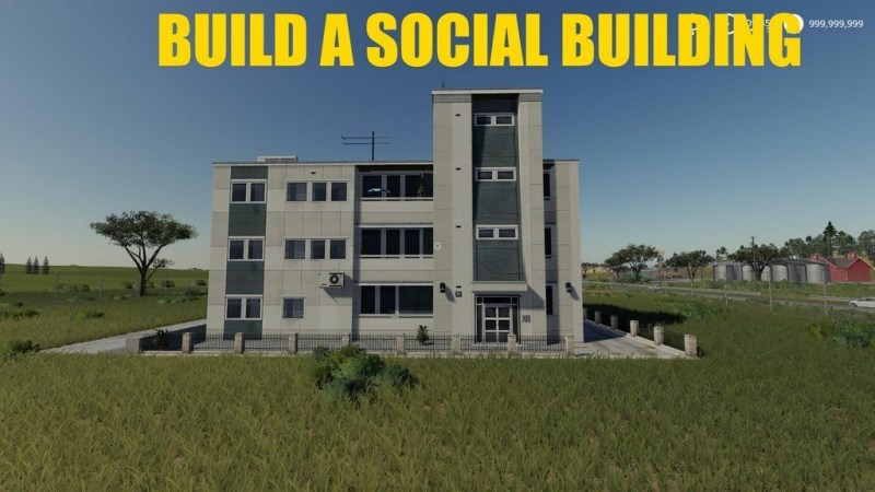 Мод «Build A Social Building» для Farming Simulator 2019 главная картинка